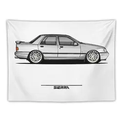 New Classic Car Ford Sierra Sapphire RS Cosworth Tapestry Wall Decor Hanging Decoration Aesthetic