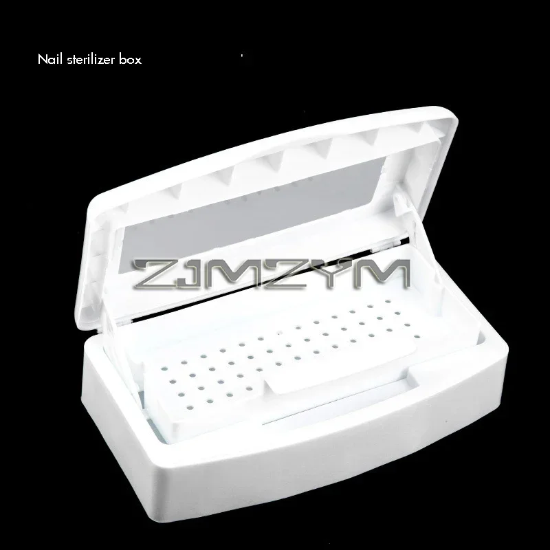 Ferramenta de manicure caixa de desinfecção higiênico portátil filtro de desinfecção de álcool caixa de limpeza caixa de esterilização