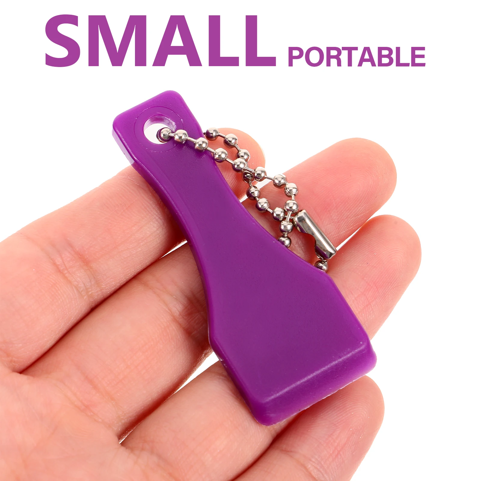 

10 Purple Square Shovel Scrapers Plastic Card Tools Scratch Off Stickers Labels Films Tickets Scraper Sturdy