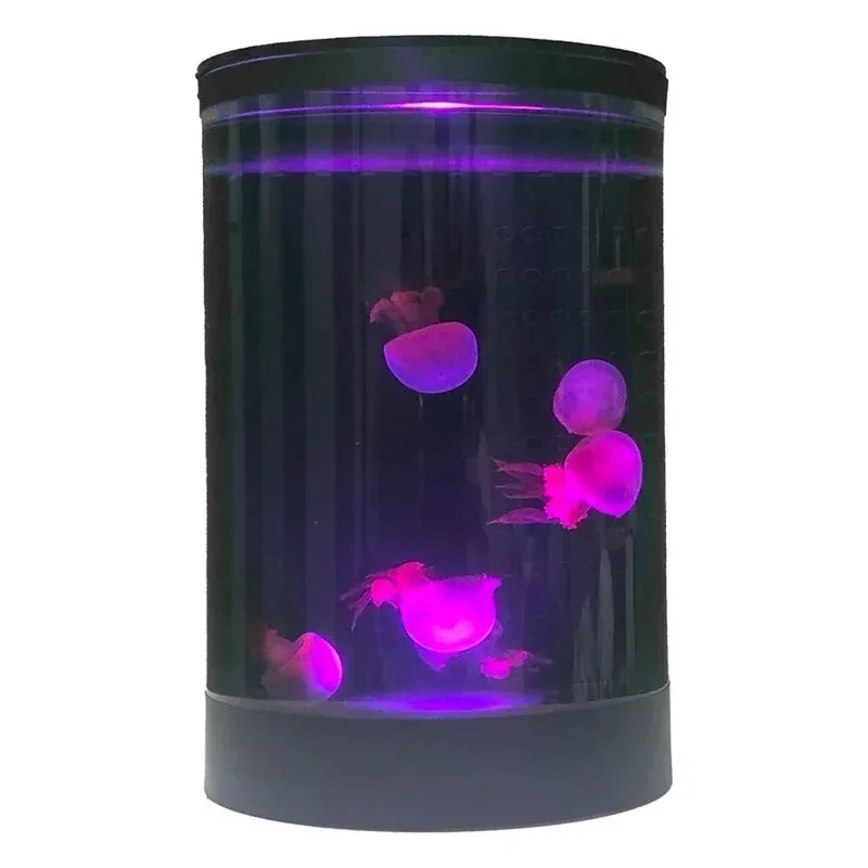 

2.8L Semi-Circular Desktop Professional Small Jellyfish Tank, Aquarium ，Mini Ornamental Jellyfish Tank