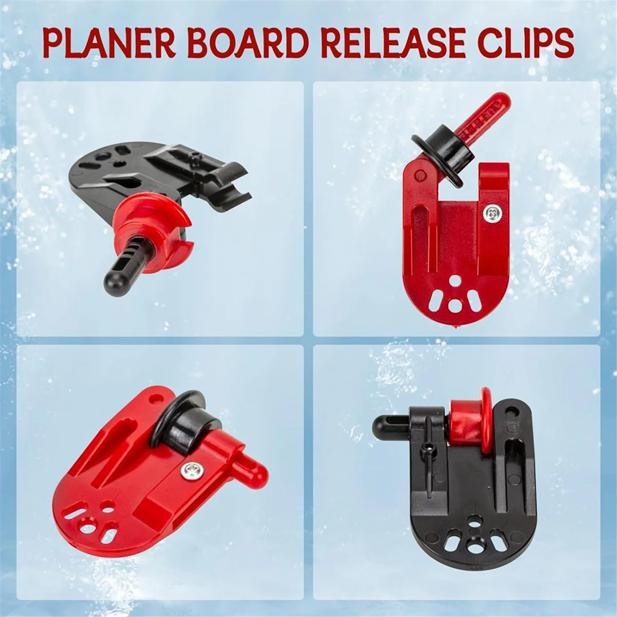 10 Pcs Planer Board Release Clips Fishing,Heavy Tension Snap Release Side Clips for Planer Board