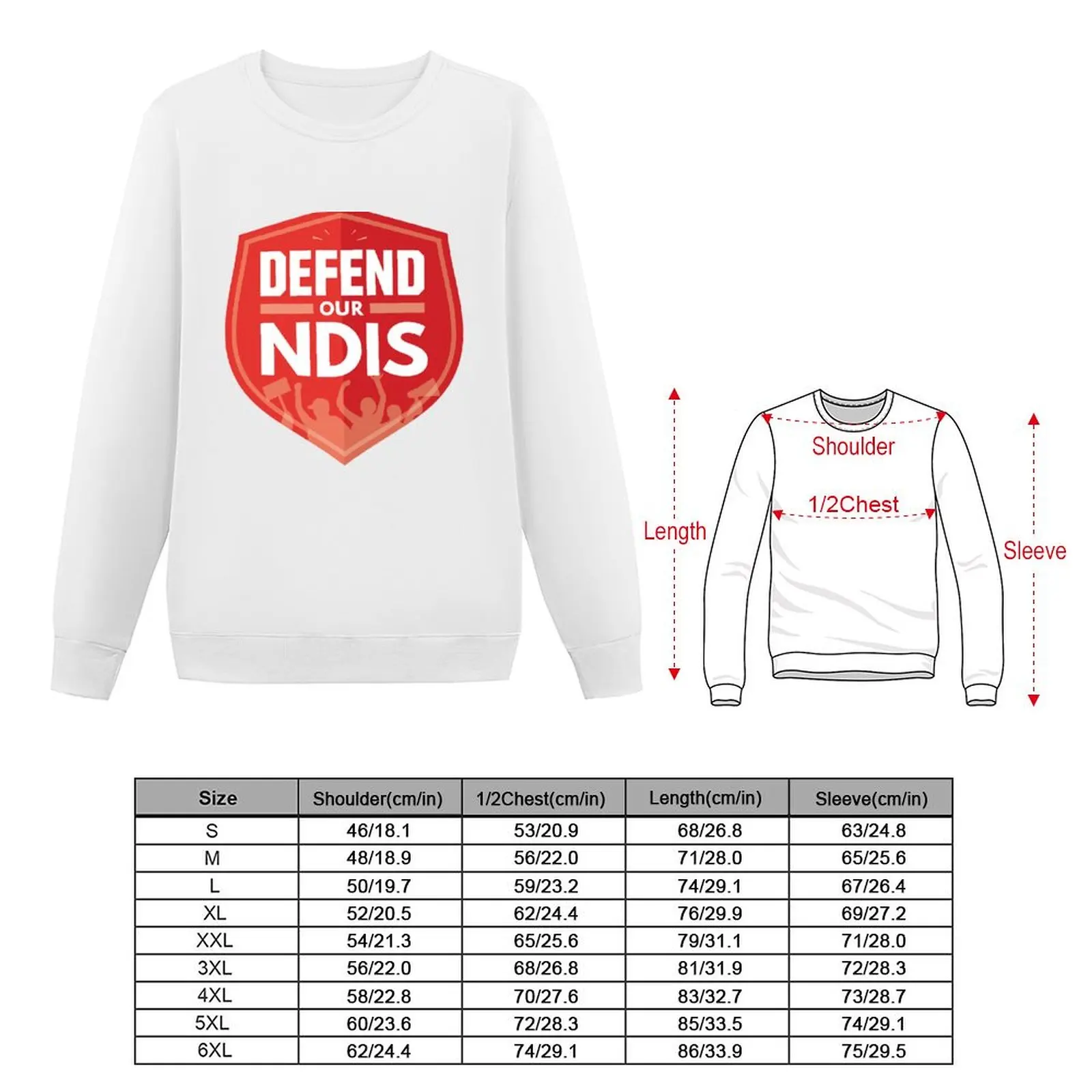 Defend Our NDIS Sweatshirt mens designer clothes hooded shirt mens clothes graphic sweatshirts