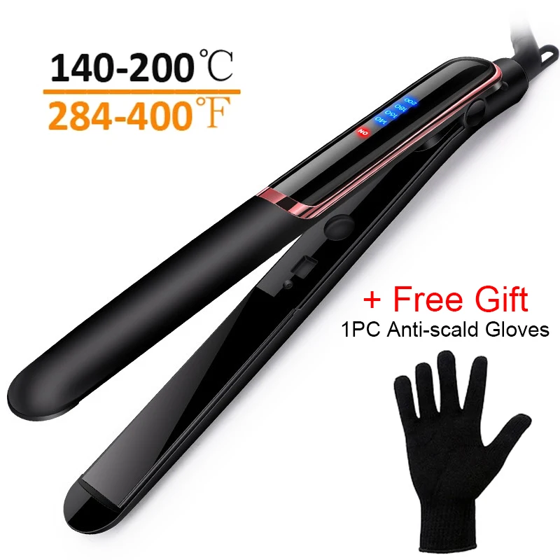 Professionele stijltang krultang elektrische spalk stijltang negatieve ionen rechte krultang platen golf haarverzorging
