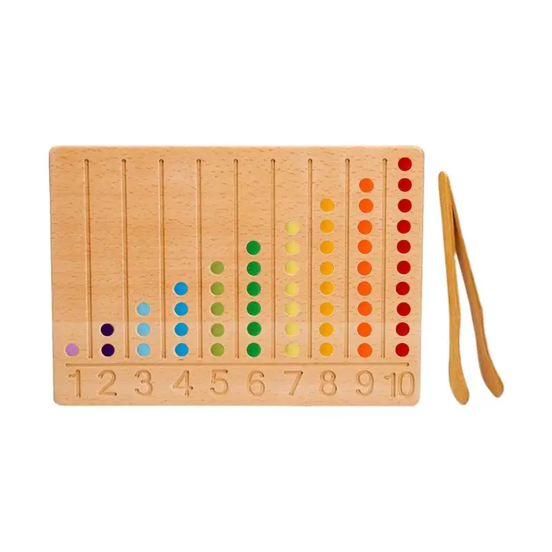 Kindergarten Math Games Bead Board Game Colorful Educational Games Counting Games Creative Preschool Learning Toys For Kids Ages