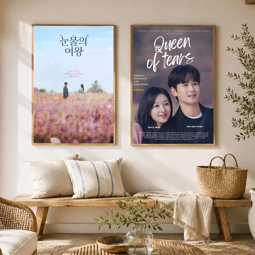 K-Drama Queen of Tears Poster HD poster wall art self-stick no-residue for home cafe office great gift