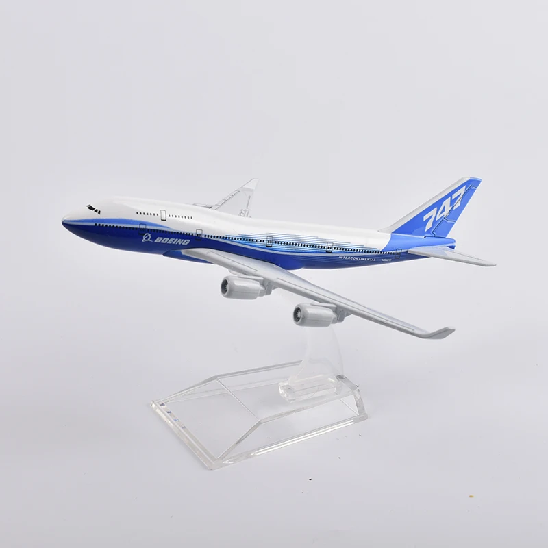 JASON TUTU Boeing 747 Aircraft Diecast Metal 1/400 Scale Miniature Airplane Model Airbus A380 Planes Drop shipping