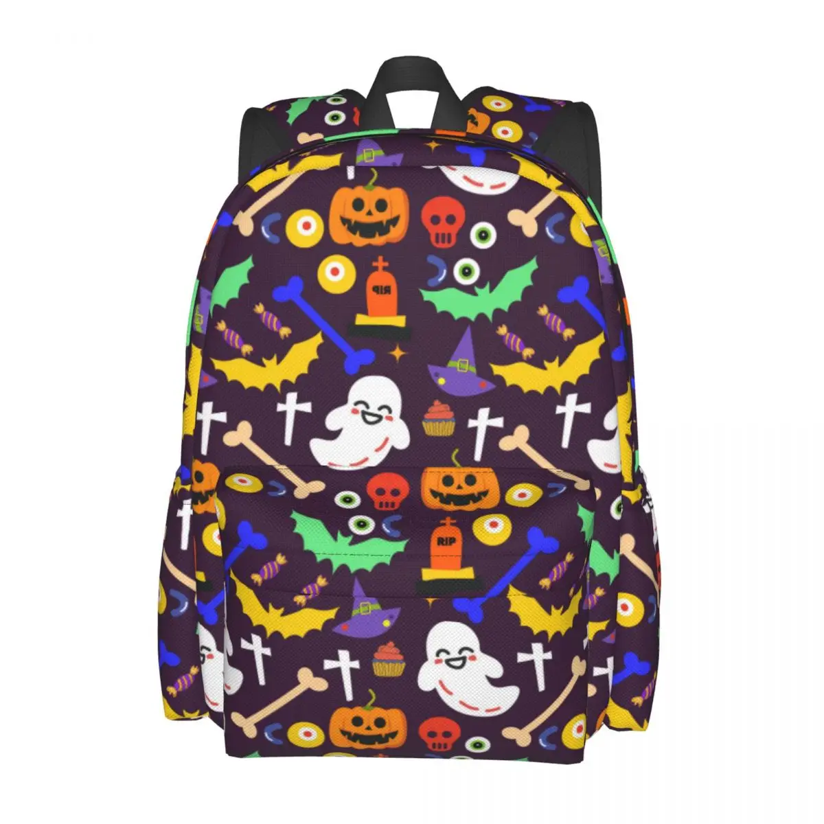 Halloween Theme Large Capacity Student Backpack Casual Fashion School Bag(1)