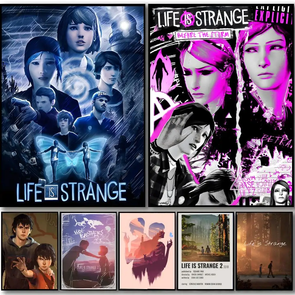 Game L-Life is S-Strange 2 Poster Self-adhesive Art Waterpro