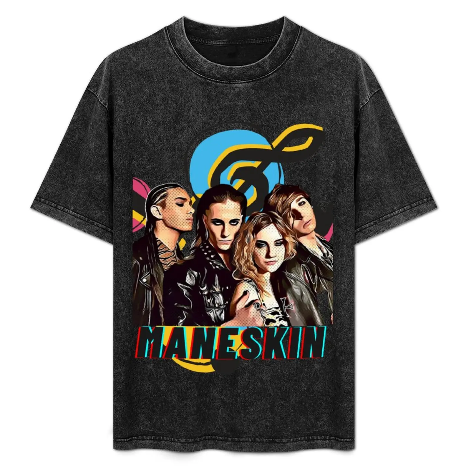 

Maneskin || damiano david || Italia Music Band T-Shirt cotton graphic tees Blouse graphic t shirts mens clothing