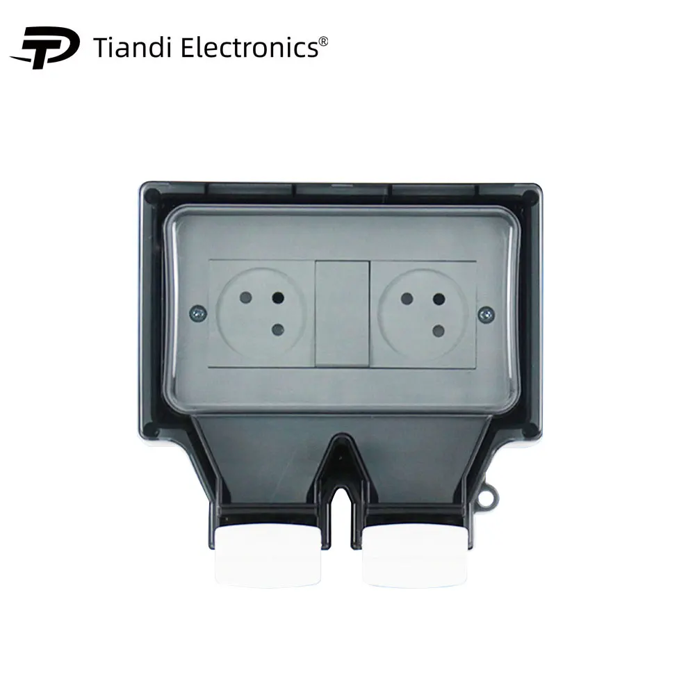 

Israel Plug Socket IP66 Industrial Socket Outdoor Waterproof Bathroom Kitchen Home Safety Electrical Outlet with A Switch