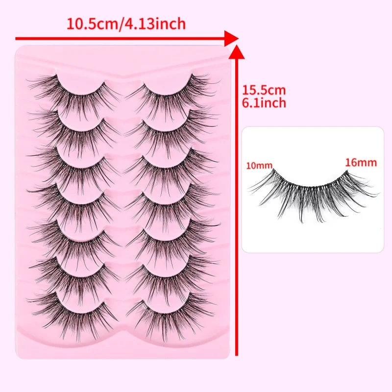 Eyelash Devil Comic ขนตาธรรมชาติเต็มรูปแบบ Cos หนาไทยยุโรปและอเมริกาบาร์บี้ขนตาปลอมชิ้น