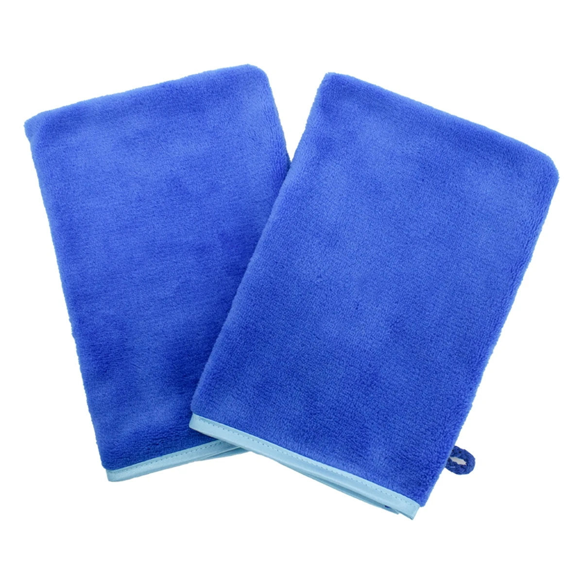 2Pc Reusable Facial Cleansing Glove Microfiber Cloth Makeup Remover Towel Face Towel Face Cleaner Pads Face Care Tool