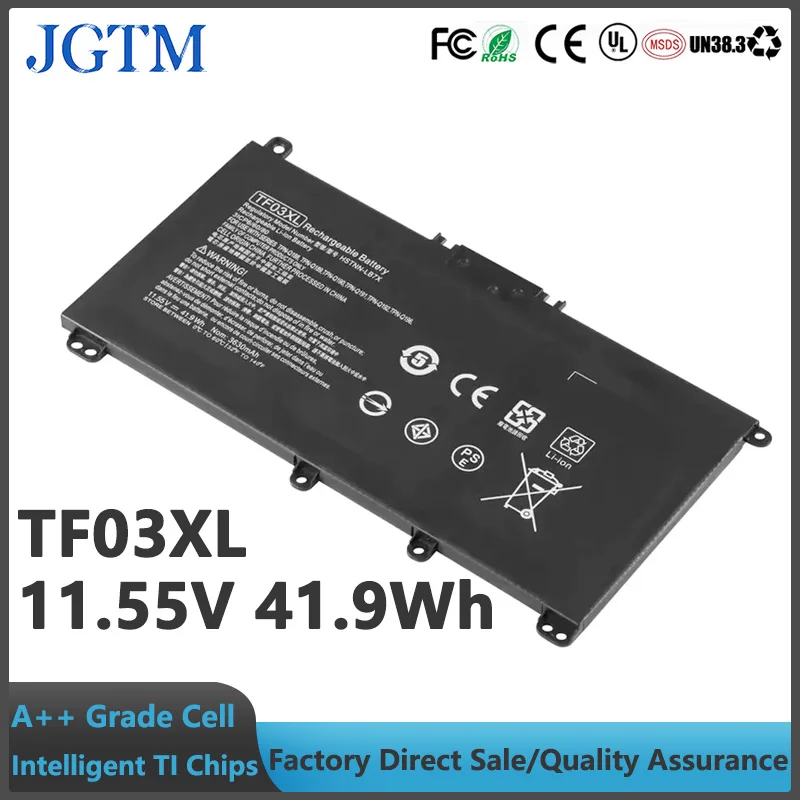 TF03XL TF03041XL 11.55V Laptop Battery Replacement for HP Pavilion X360 15-CC665CL 15-CD040WM 15-CC123CL 15-CC195CL 15-CC050WM