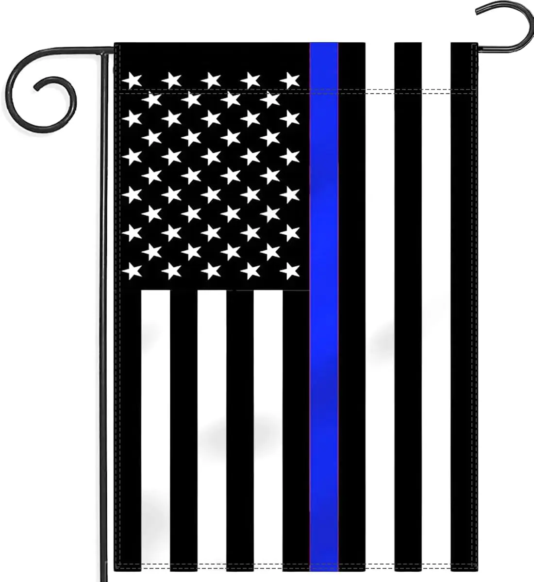 ERT Thin Blue Line Garden Flag Double sided 12.5 x 18 Inch Flag American Flag Made by Oxford lawn decoration Outdoor Indo