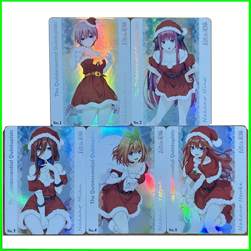 

Anime Characters DIY Collectible Cards Iwanaga Kotoko Mizuhara Chizuru Laser Flash Cards Game Toys Christmas Birthday Presents