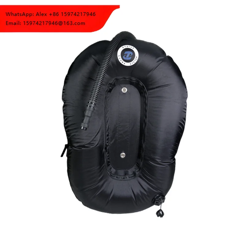 Adjustable Waterproof Nylon Dive BCD Buoyancy Compensator Jacket With Floating & Portable Design Underwater Equipment