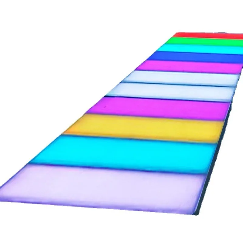 LED mirror 3D abyss floor tile light bar KTV stage cinema