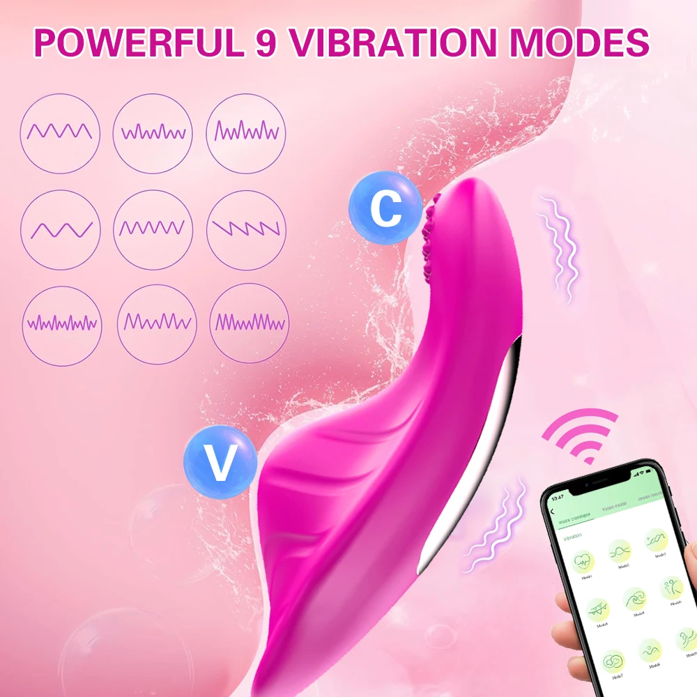 APP Bluetooth Control Wearable Vibrator Adult Sex Toys For Women Panties Clitoris Stimulator Vagina Massager Female Masturbator