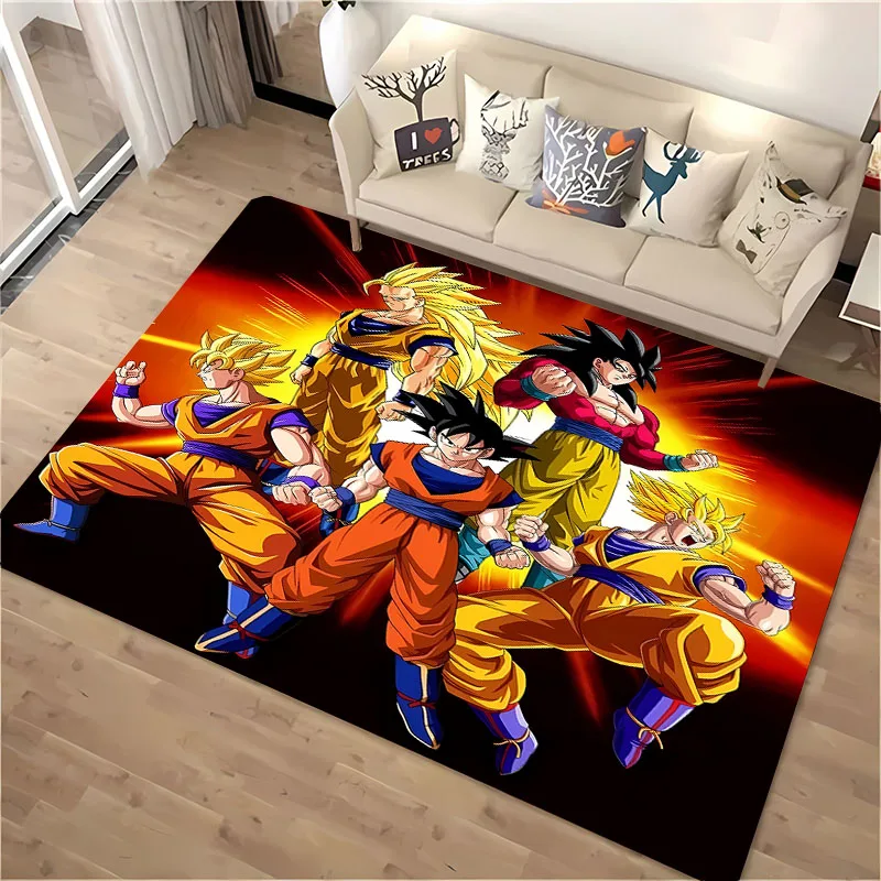 3D HD Printing Anime D-Drag0n-Ball Carpet for Living Room Cartoon Kid Bedroom Rug Sofa Doormat Floor Tapete Anti-slip Decor Mat