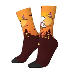 Kawaii Men's Halloween Snoopy Beagle Dog Dress Socks Unisex Comfortable Warm 3D Print Cartoon Crew Socks