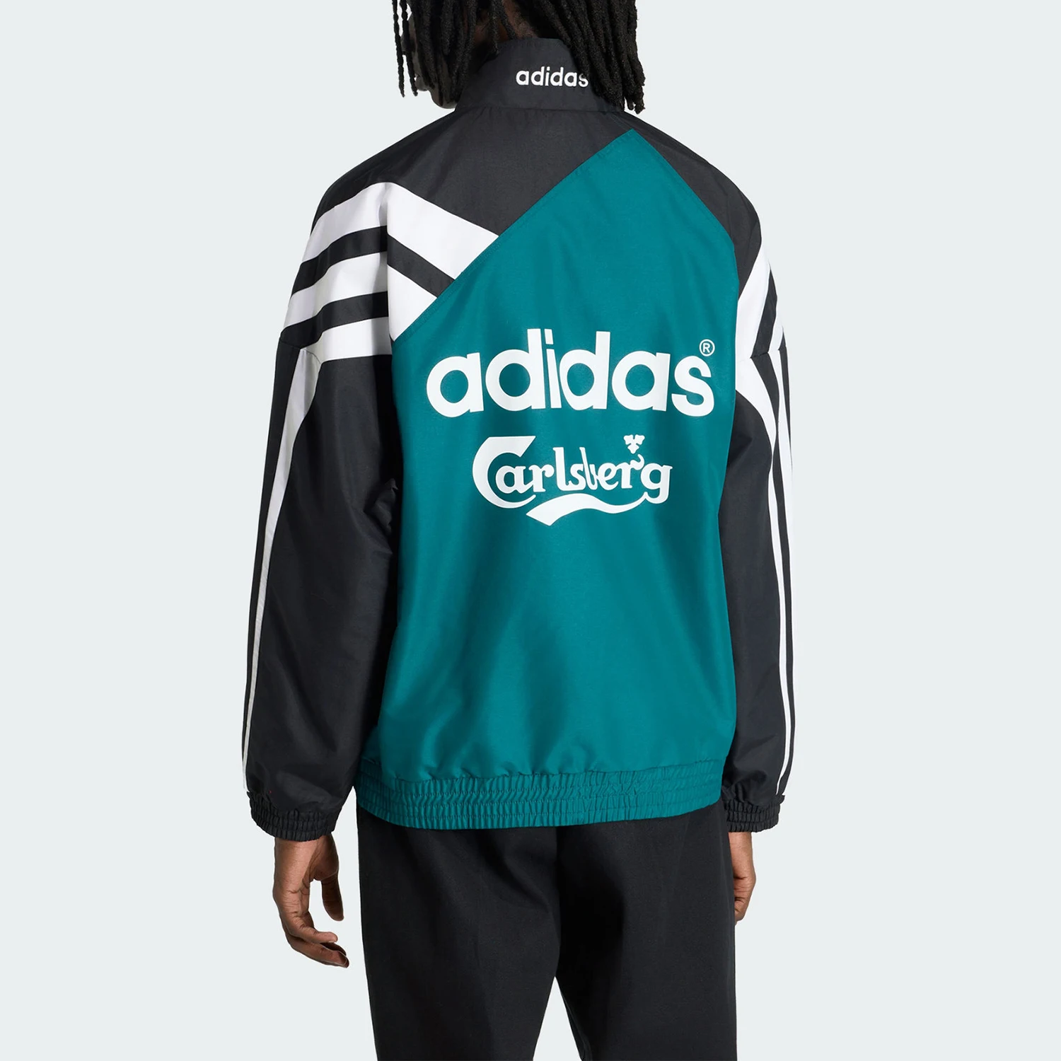 Adidas genuine Spring and Autumn men's retro football zipper jacket KA8094