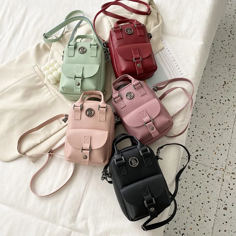 Fashion New Korean Style Mini Backpack Small Backless Bag Multi-Functional Girls' Small Backpack