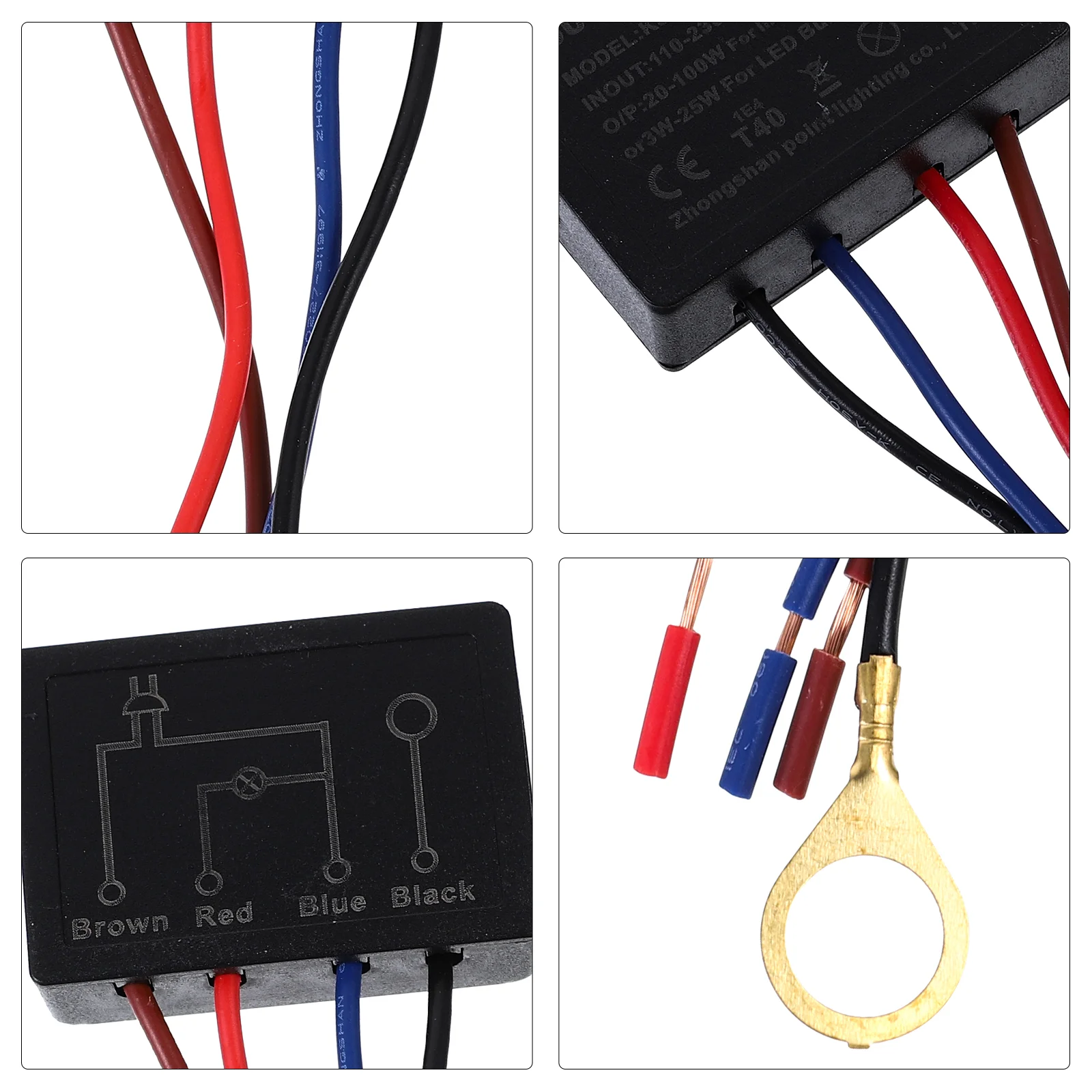 2 Pcs Table Lamp Touch Switch Dimmers Compatible Lights Rechargeable Sensor Vintage