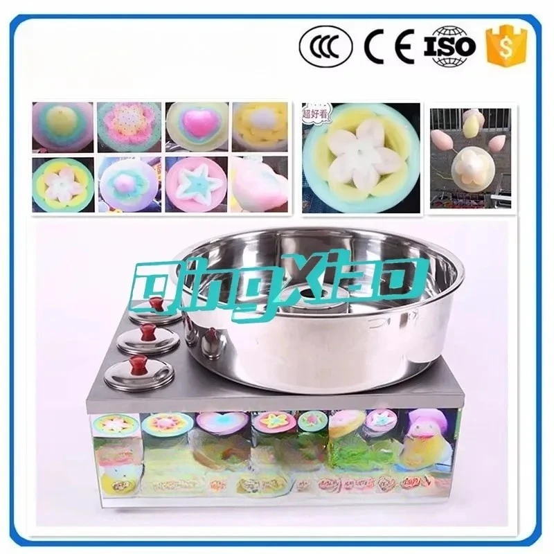 Stainless Steel Home  Electric Machine for Making  Flower Cotton Candy High Efficiency  Easy Clean Small Size For Home Party Use