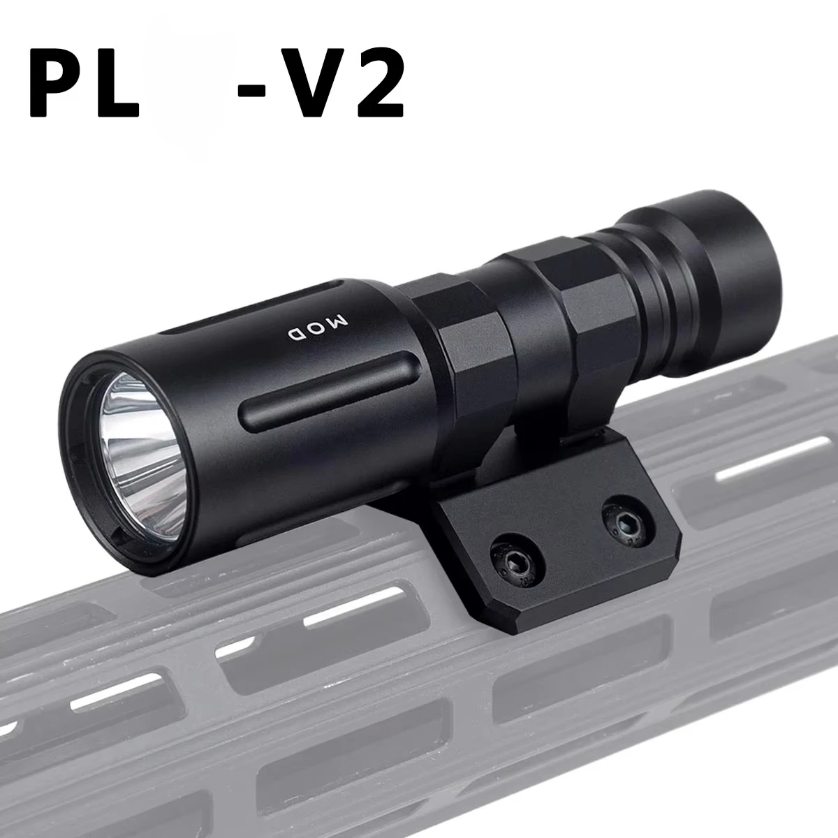 

MOD PLH-V2 1300Lumen Tactical Led Powerful Flashlight Metal PLHv2 Airsoft Weapons Scout Light Hunting Torch