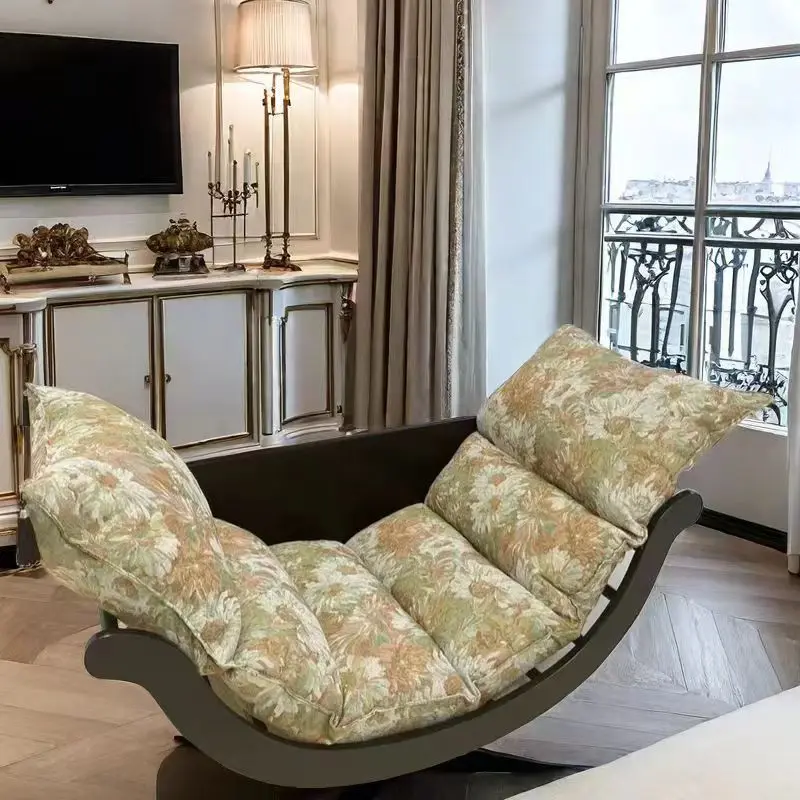 

Banana boat rocking chair simple single sofa home recliner living room home retro leisure rocking chair to rest
