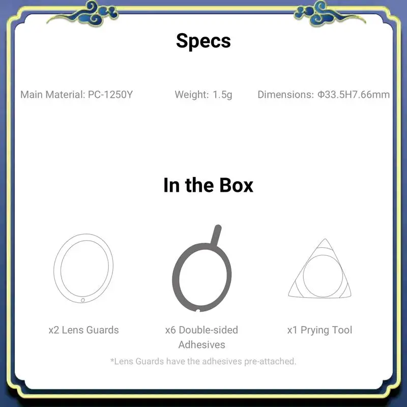 Portable 10X For Insta360 ONE X2 Lens Guards Protection Panoramic Lens Protector Sports Camera Accessories