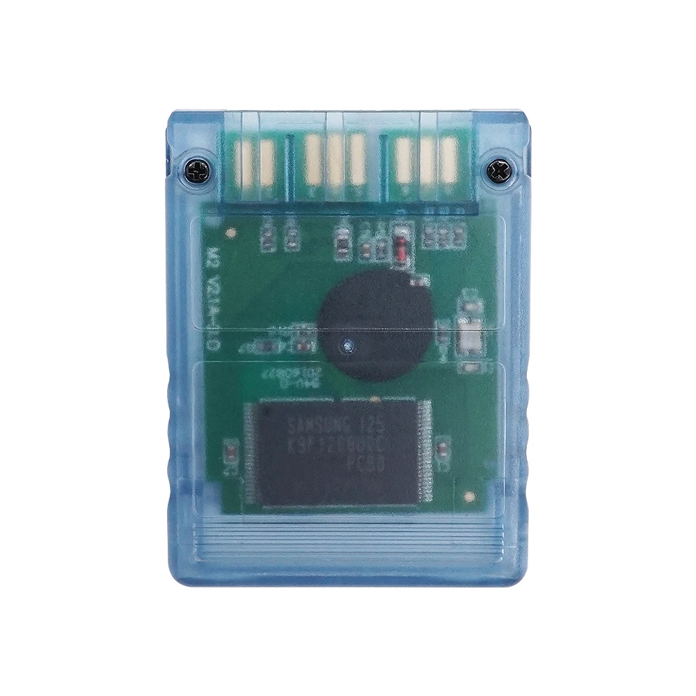 สําหรับ PS2 FMCB V1.966 ฟรี Mcboot การ์ดหน่วยความจําสําหรับ PS2 SONY Playstation 2 64MB พร้อม OPL โปร่งใสกรณี