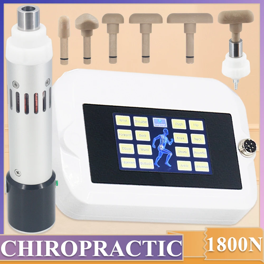 1800N Professional Electric Chiropractic Adjusting Gun Relief Lumbar Spine Pain Massage Correction Electric Massager 2025 Newest