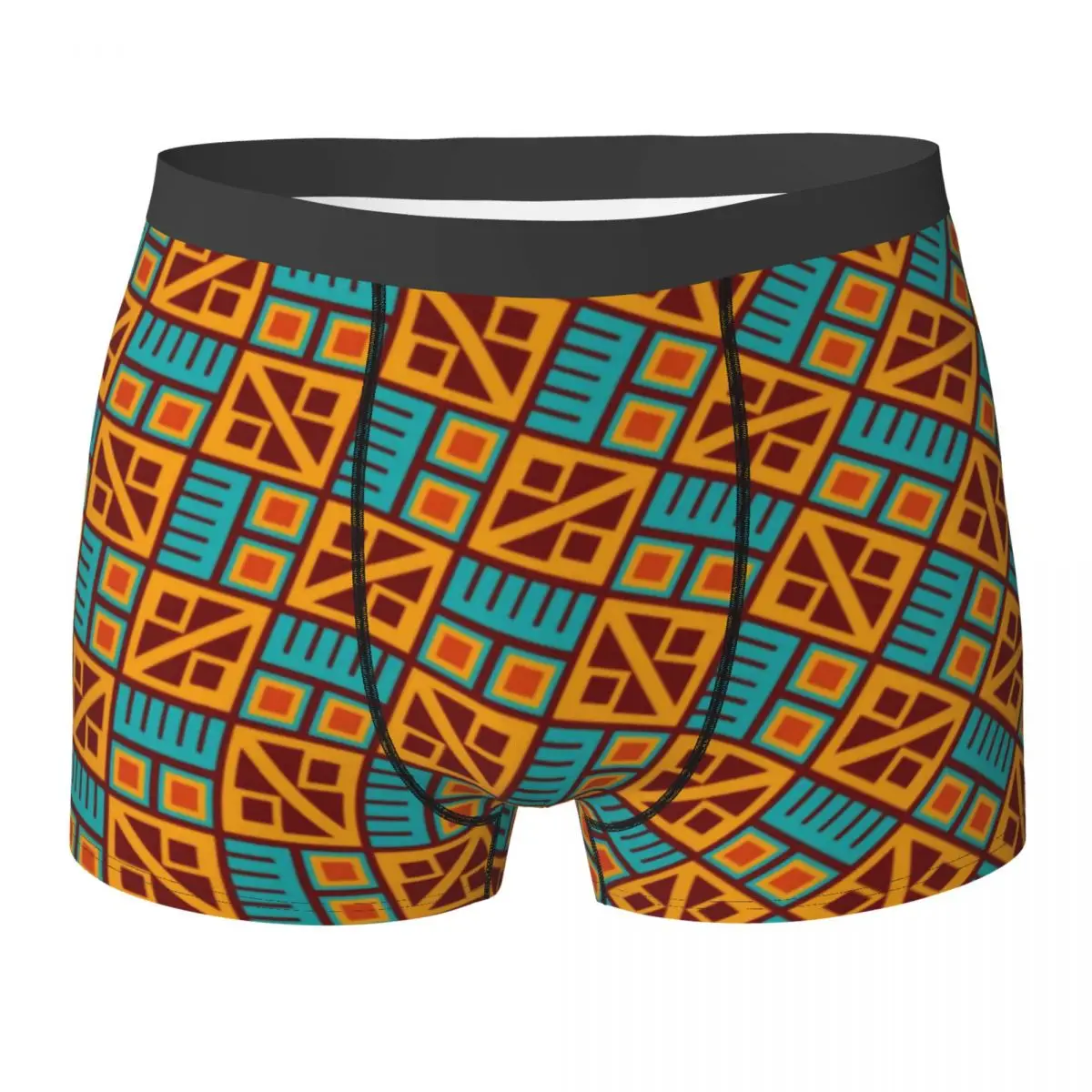 African Tribal Underwear Retro Design Print Man Shorts Briefs Funny Boxershorts High Quality Custom Plus Size Panties