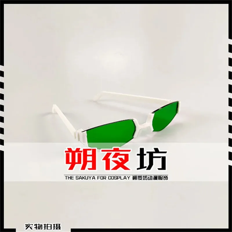 

NewAnime The Disastrous Life Of Saiki K. Cosplay Glasses Saiki Kusuo Green Lens Sunglasses Daily Fashion Cosplay Props Accessori