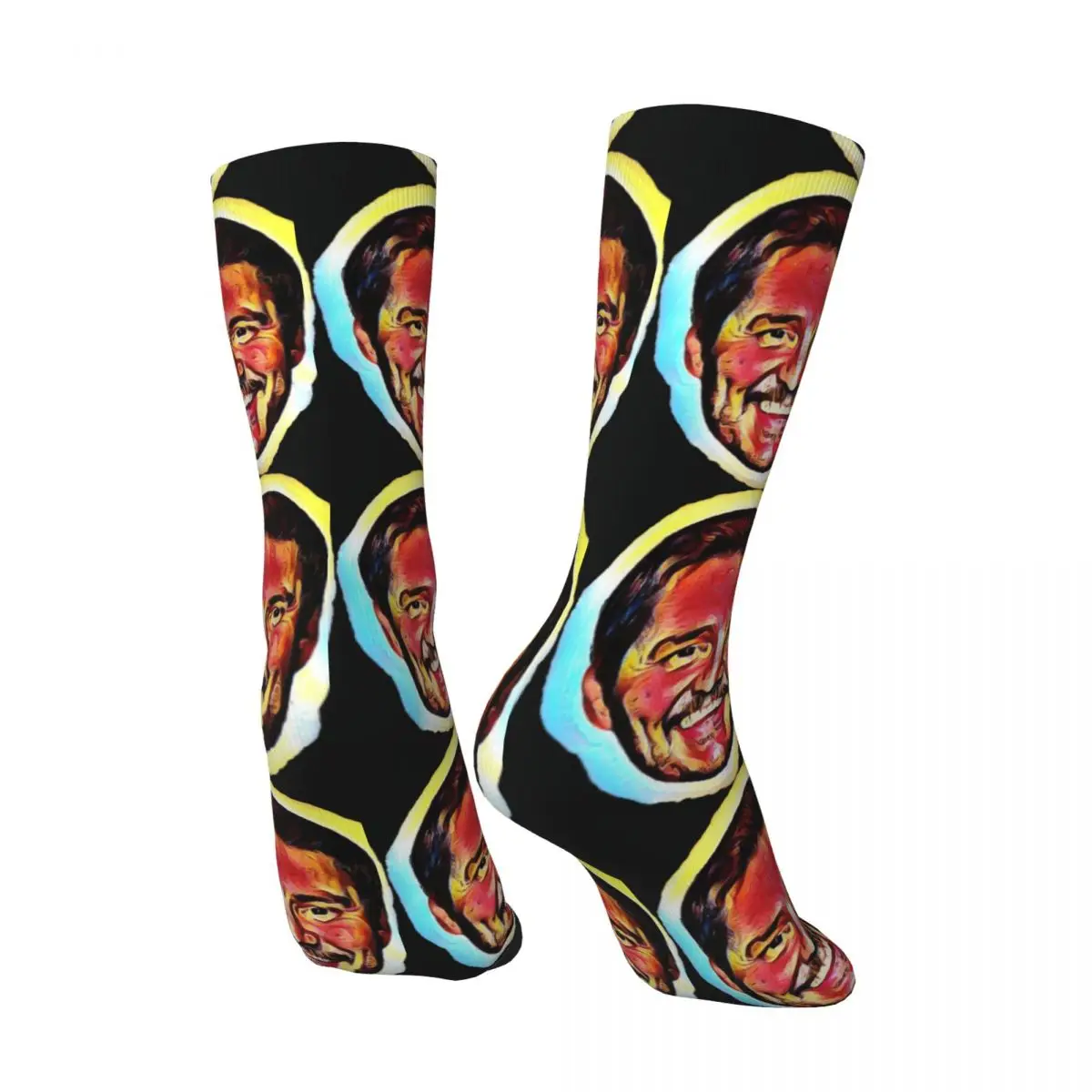 Hip Hop Vintage Premium Crazy Men's Compression Socks Unisex Pedro Pascal Harajuku Seamless Printed Funny Novelty Crew Sock