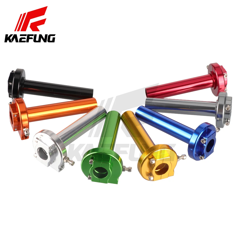 Universal Throttle Twist Grips 7/8" 22mm Lenker Gas Twist Grips Beschleuniger für Motorrad Roller Dirt Bike – Detail 4