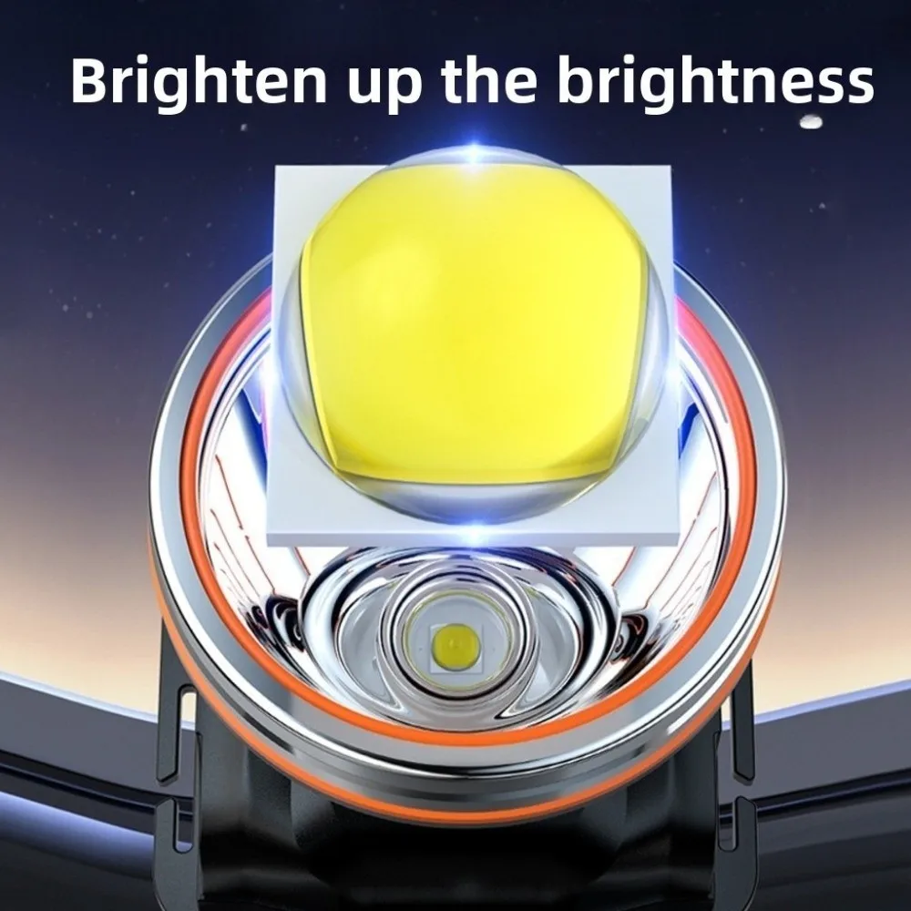 Super Bright Induction Headlamp Smart Rechargeable Motion Sensor Head Lamp Waterproof Powerful Waterproof Head Flashlight