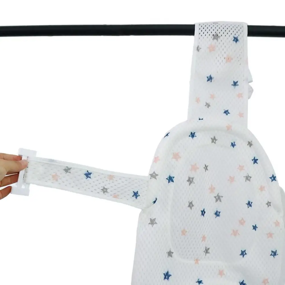 وسادة شبكية قابلة للطي وغير قابلة للانزلاق لأحواض الأطفال ومقعد حوض الاستحمام على شكل متقاطع #2