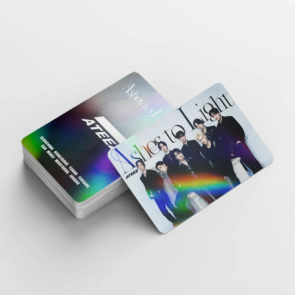 55pcs/set Kpop ATEEZ Lomo Cards THE WORLD EP.1 : MOVEMENT Guerrilla Photocards High Quality New Arrivals