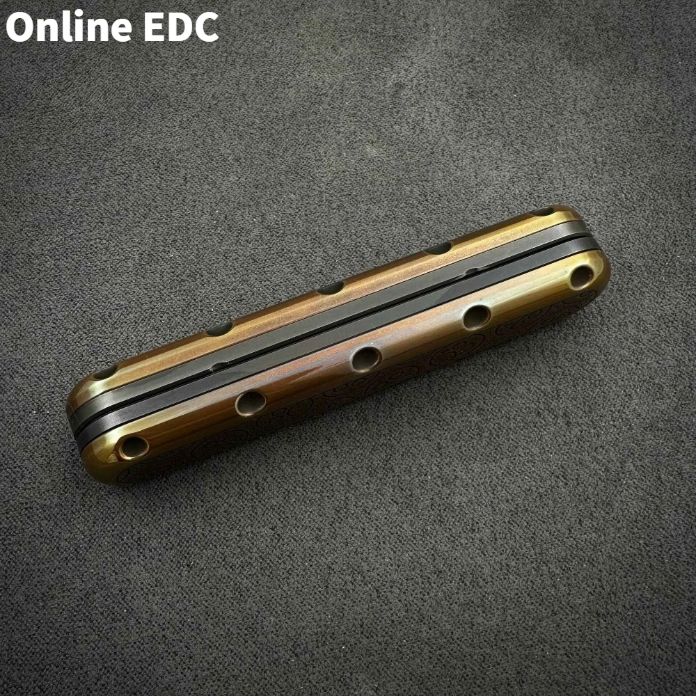 ألعاب معدنية مملوكة مسبقًا Dz EDC Top-D ألعاب تململ منزلق نحاسي للبالغين ملحقات مكتب المكتب