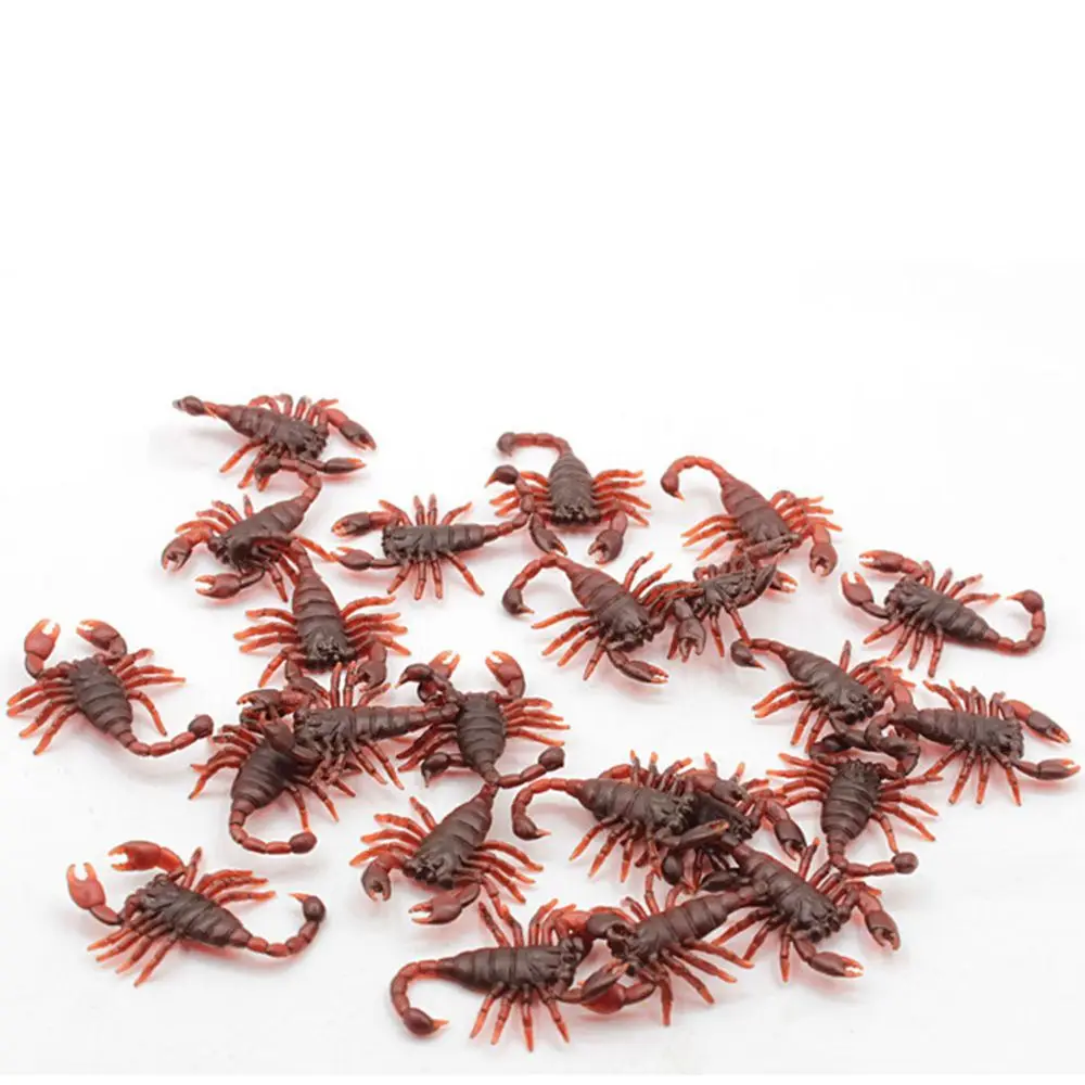 Flies Prank Scorpion Centipede Imitation Insect Fool's Day  Gadgets Halloween