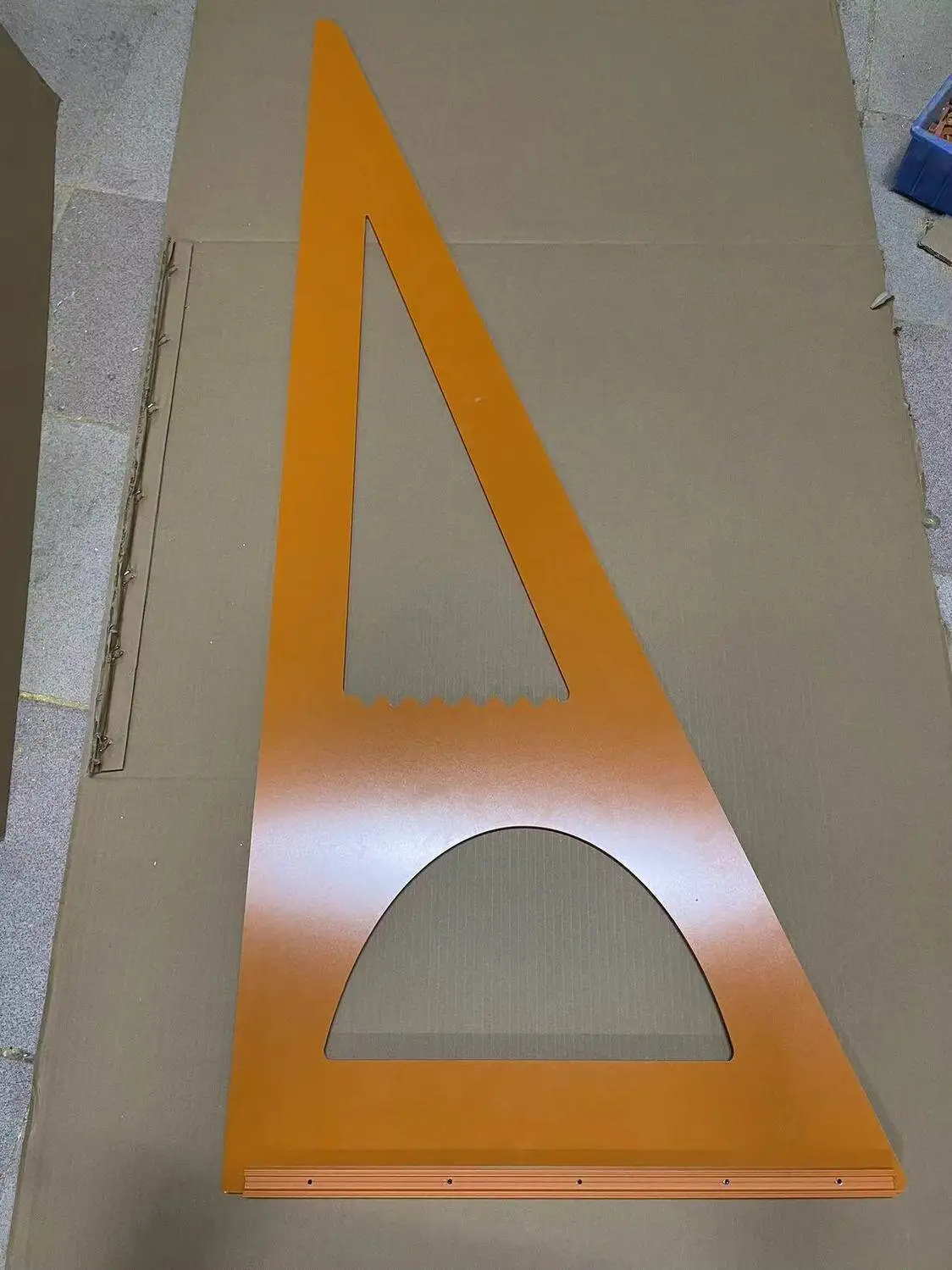 Woodworking Triangle Ruler Precision Adjustable Widened Aluminum Alloy 1m 1.2m for Table Saw Carpentry Layout Measuring Tool