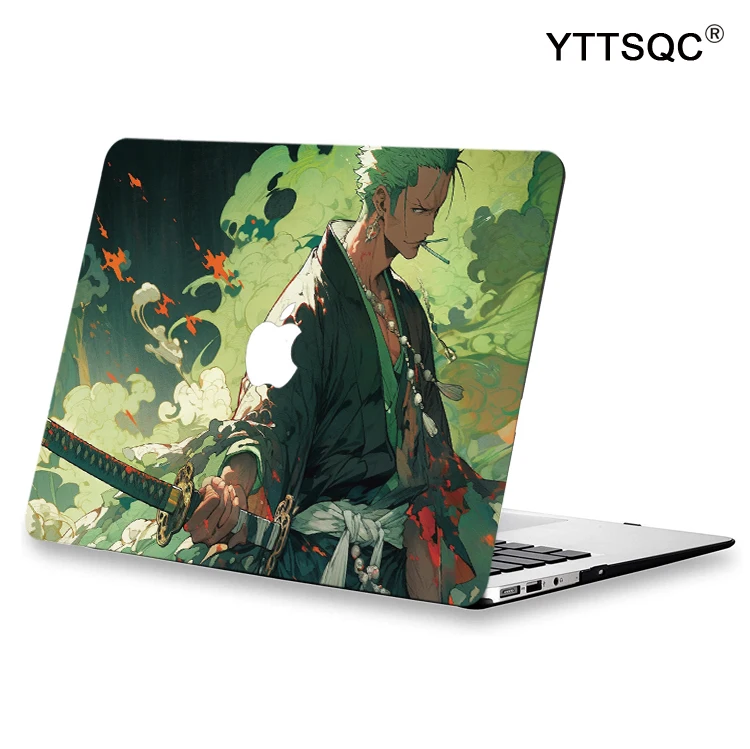 Roronoa Zoro Anime One Case A2681 for Apple Macbook Air M2  M1 Pro 13 14 16 Mac Hard Shell Retina A2681 A2337 A2338 Laptop Cases