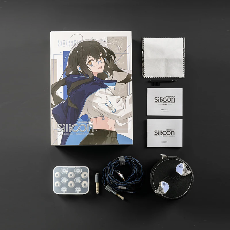 MOONDROP X Crinacle シリコンイヤホン 1DD+2BA+2MEMS トリブリッドIEM