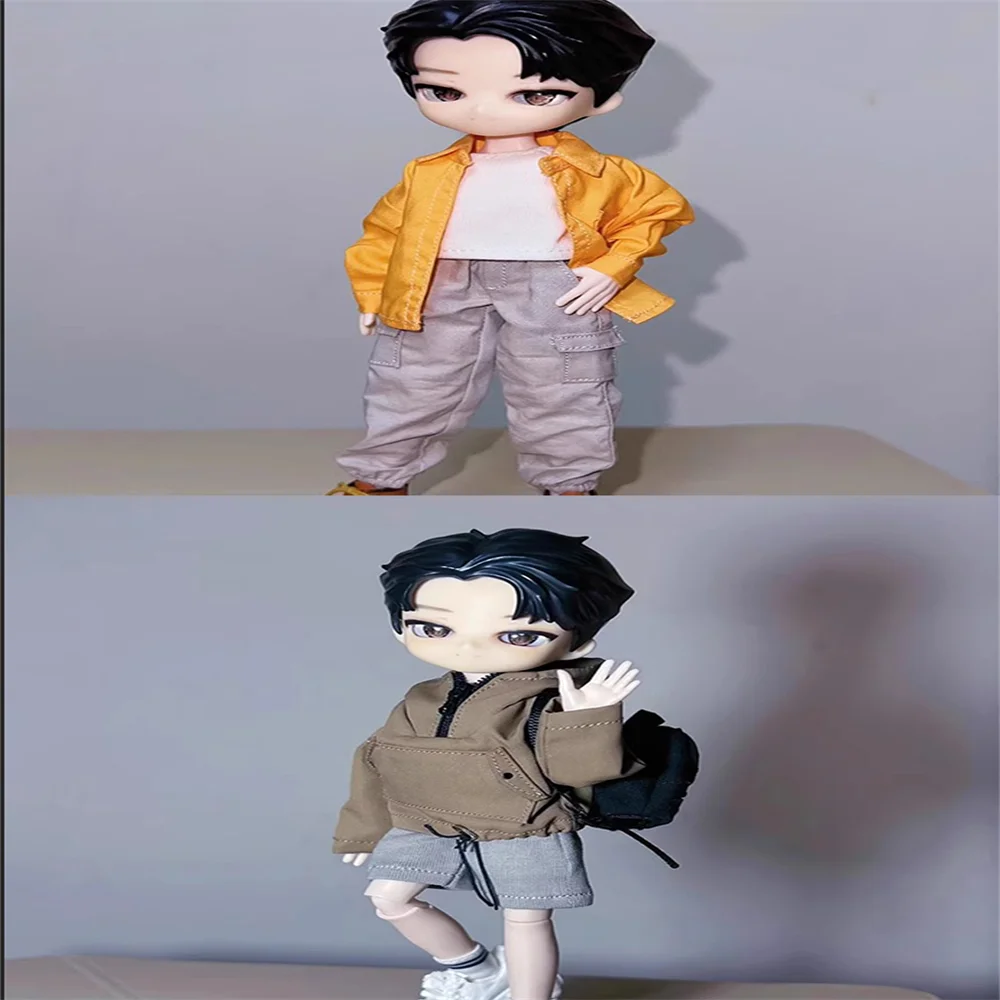 

Snail 1/12 Soldier Trendy Jacket Grey Shorts Shirt Coat Cargo Pants Model Toy Fit 6'' Action Figure Body In Stock