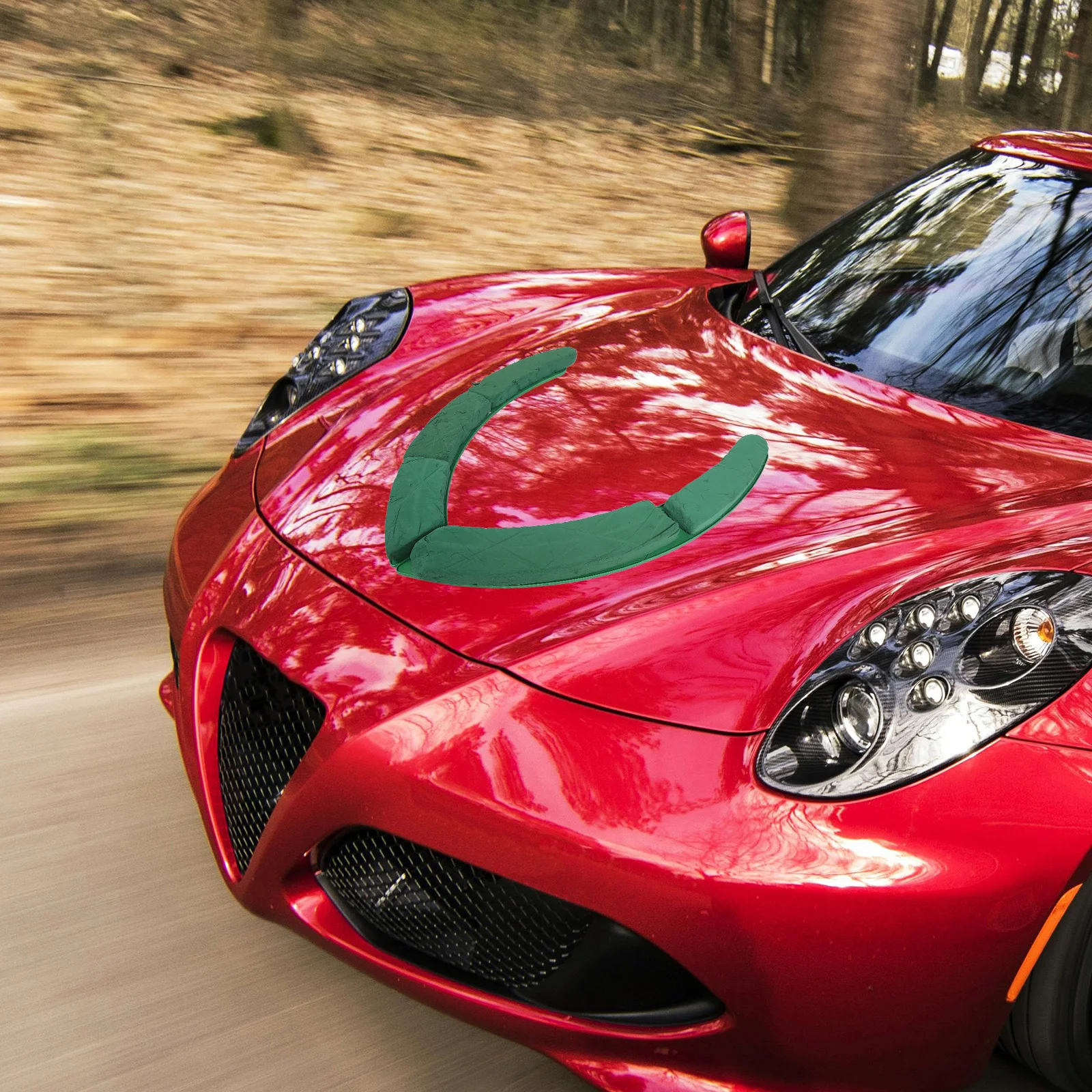 

2Pcs Wedding Car Flower Decoration Base: U-Shaped Suction Cup Foam for Fresh Artificial Flower Arrangements Floral Frogs Stand