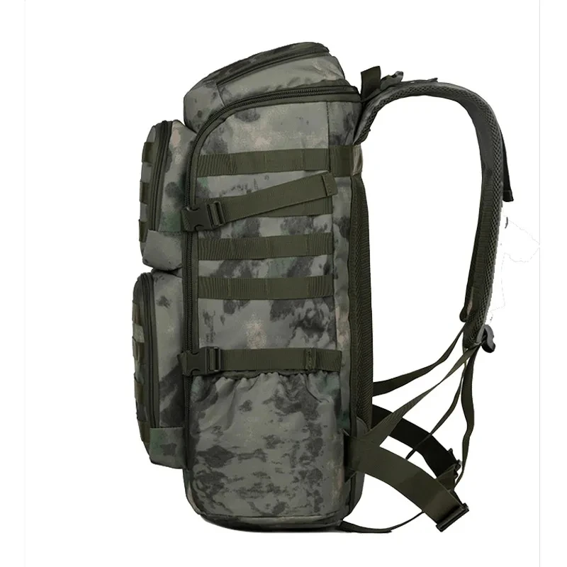 40L Tactical Backpack Hiking Men Fans Outdoor Camouflage Backpack Large Mountaineering Camping Multi-functional Sports Bag