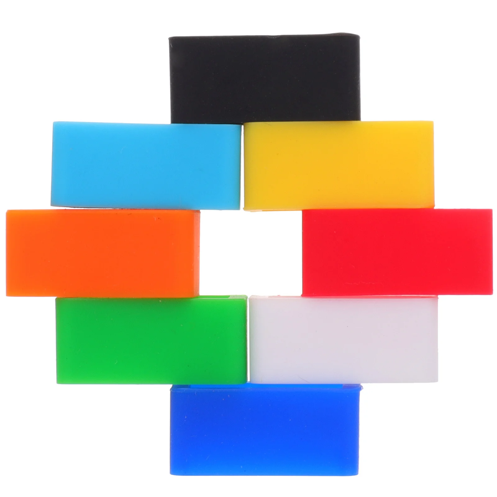 8 قطعة حزام الساعات مشبك حلقة حامل مكافحة سقوط حلقة حارس ل 14 مللي متر سيليكون العصابات موثوقة قبضة قوية أداء طويل الأمد