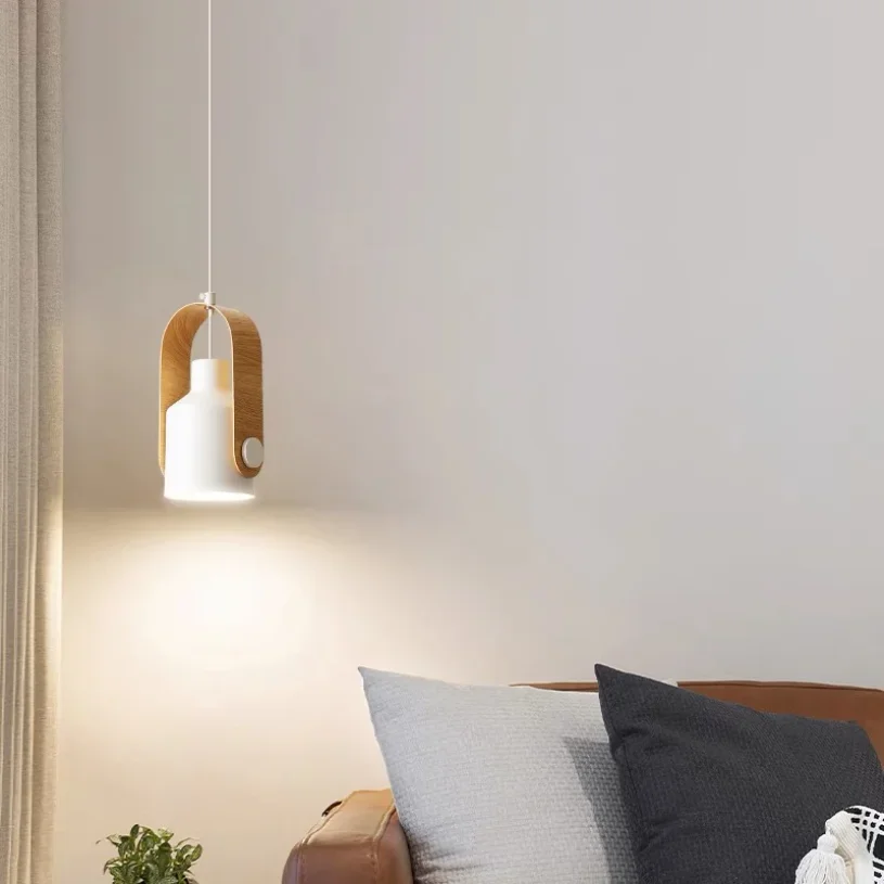 Nordic Small Pendant Lighting Adjustable Angle Hanging Lamp for Bedroom Bedside Hotel Restaurant Decoration Ceiling Chandeliers